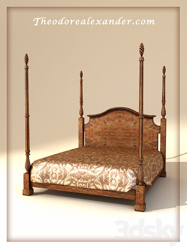 bed factory Theodorealexander 3DS Max Model - thumbnail 1