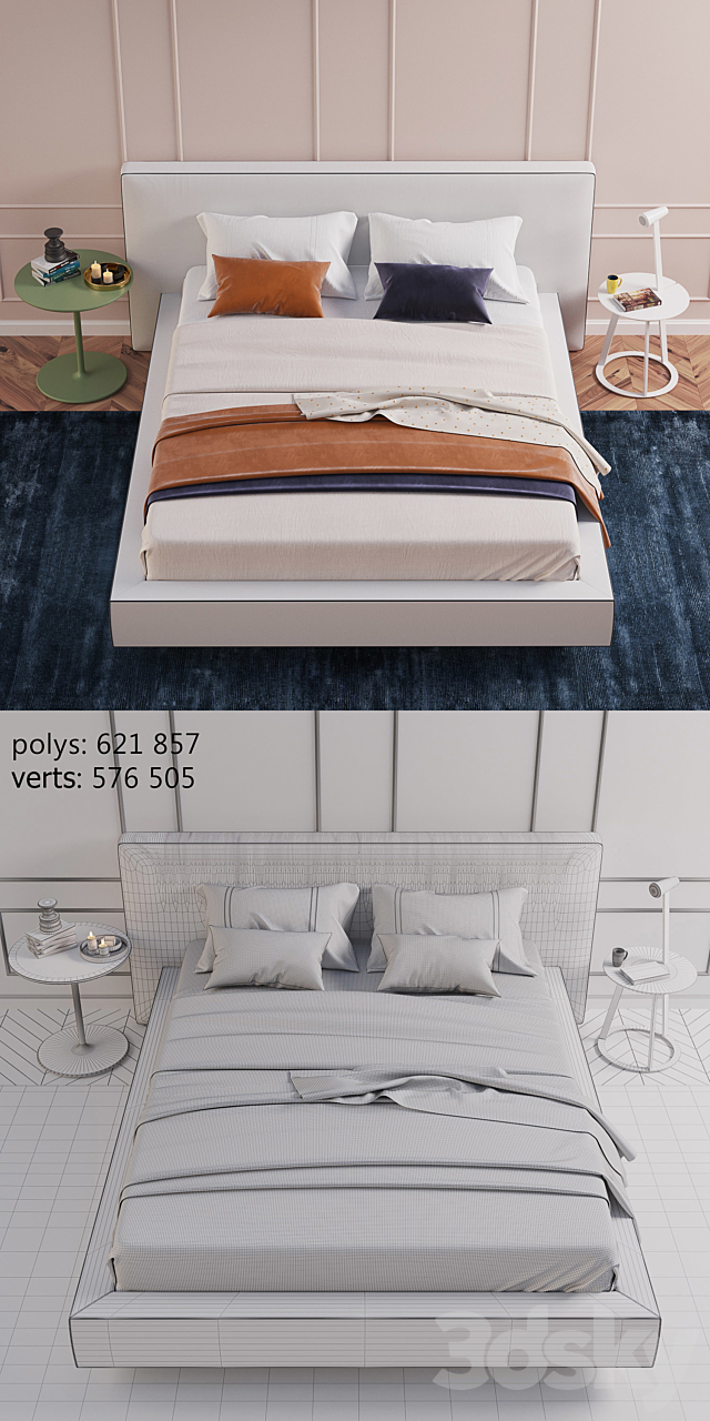 Bed Felis BOLTON 3DSMax File - thumbnail 3