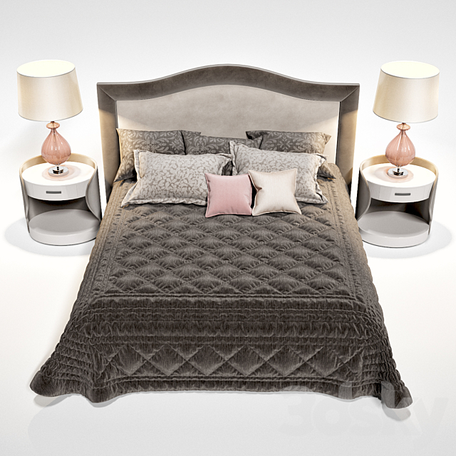 Bed Felis Oscar 3DSMax File - thumbnail 2