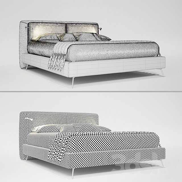 Bed Felistyle 2015 PENNY TOKYO 3DS Max Model - thumbnail 2