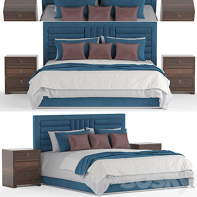 bed fendi 3DSMax File - thumbnail 1