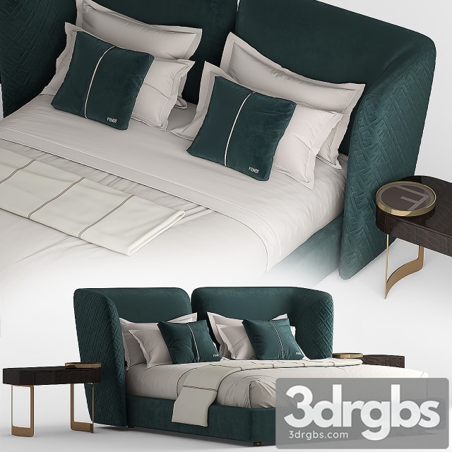 Bed Fendi Ceasar 3dsmax Download - thumbnail 1