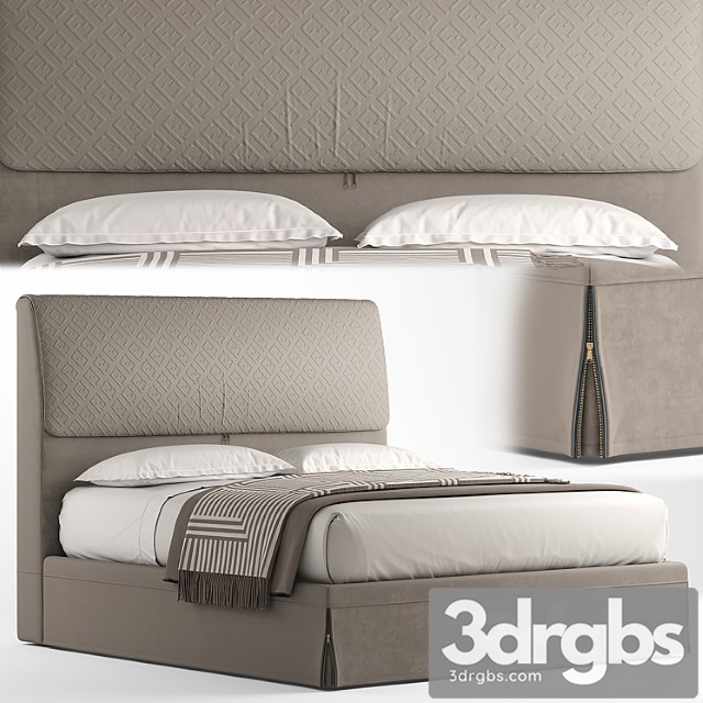 Bed Fendi Dorian 3dsmax Download - thumbnail 1