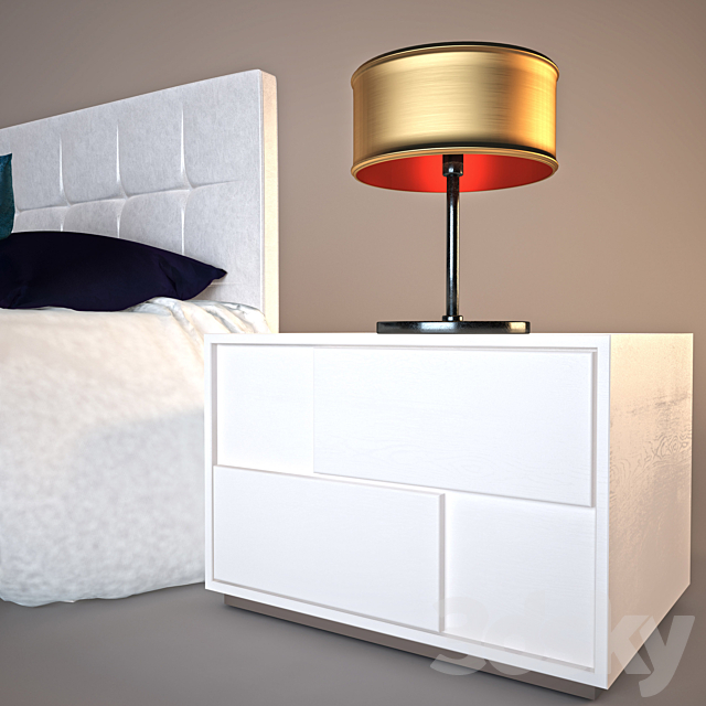 Bed Fimes soft 3DS Max Model - thumbnail 2