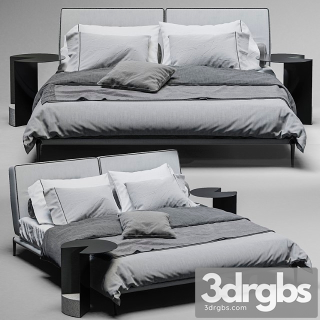 Bed Flexform Adda Bed 2 3dsmax Download - thumbnail 1