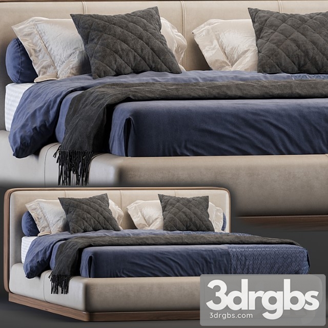 Bed flou ermes 2 3dsmax Download - thumbnail 1