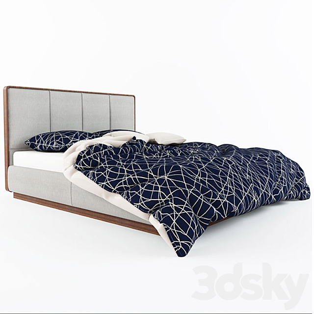 Bed Flou Ermes 3ds Max - thumbnail 1