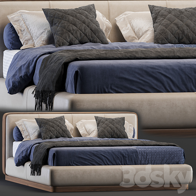 bed FLOU Ermes 3DSMax File - thumbnail 1