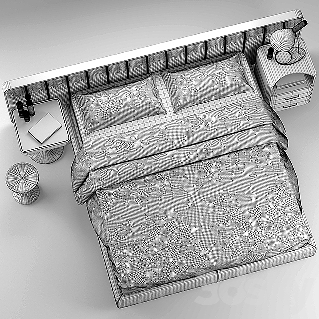 Bed FLOU LETTO ERMES 3DSMax File - thumbnail 3