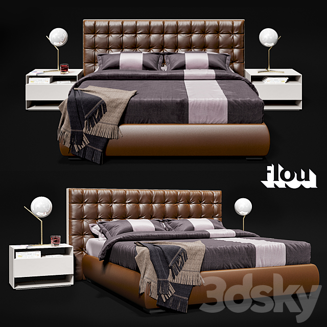 Bed Flou Sanya 3DSMax File - thumbnail 1