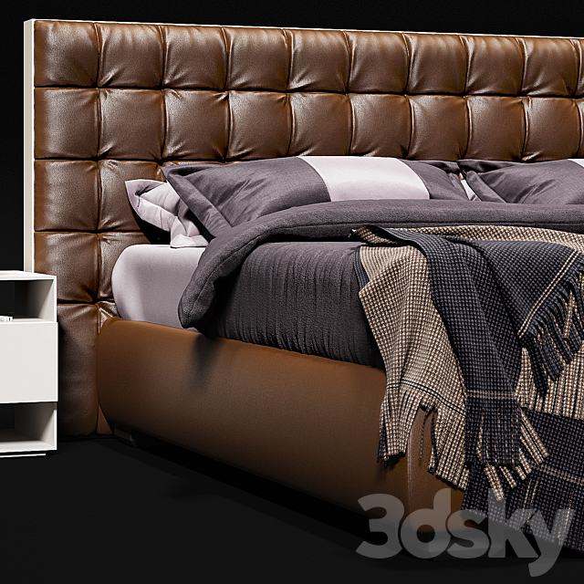 Bed Flou Sanya 3DSMax File - thumbnail 2