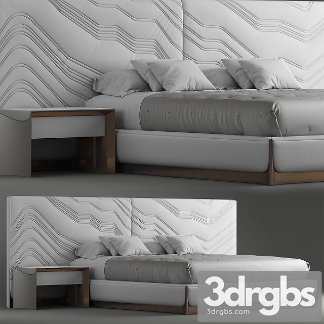 Bed Foscari Visionnaire 3dsmax Download - thumbnail 1