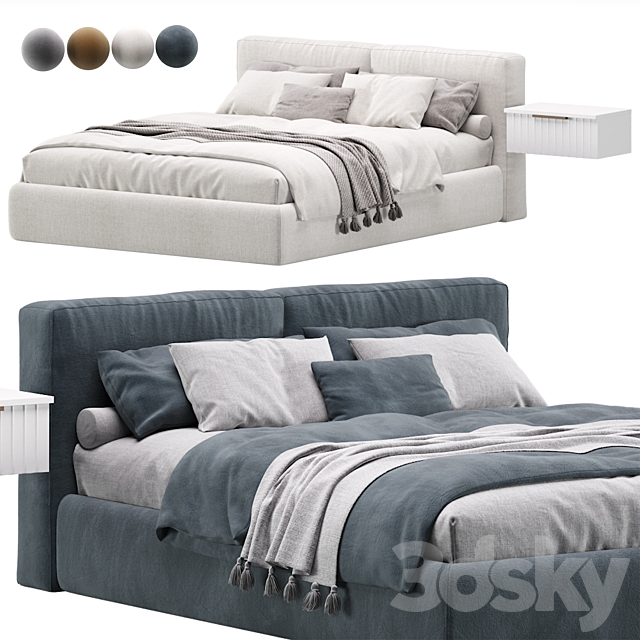 Bed Foster 160 by Divan.ru 3ds Max - thumbnail 1