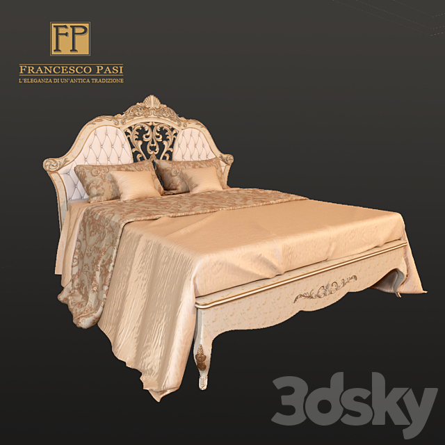 Bed FRANCESCO PASI 3DSMax File - thumbnail 1