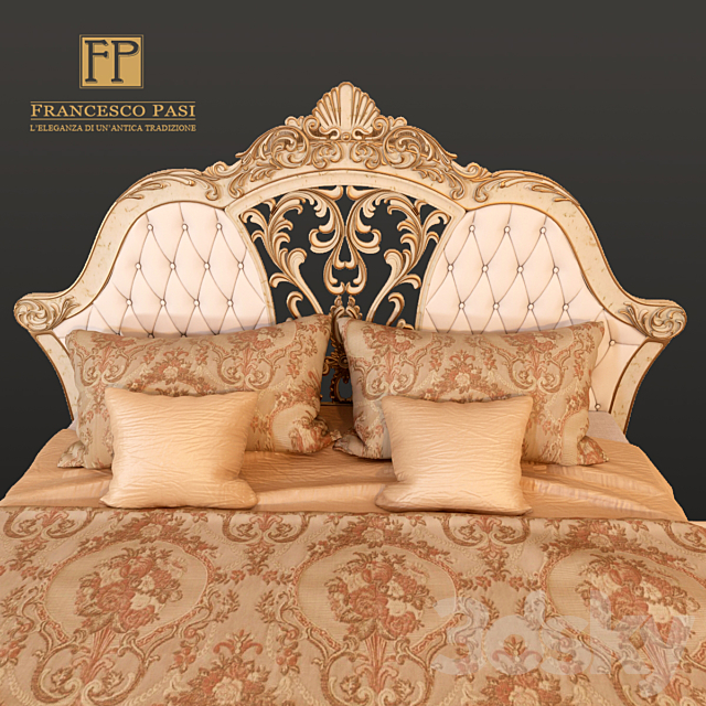 Bed FRANCESCO PASI 3DSMax File - thumbnail 2