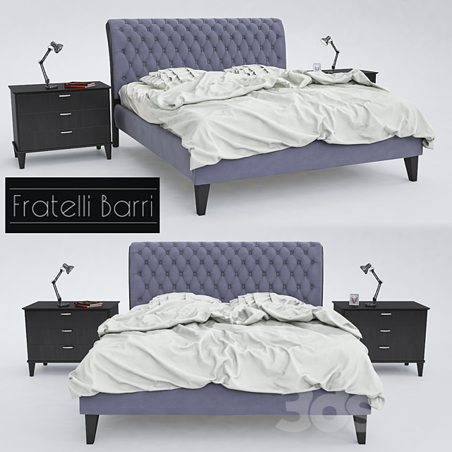 Bed Fratelli Barri 3DSMax File - thumbnail 1