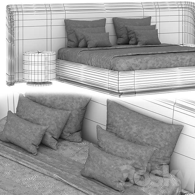 Bed frato calabria 3DSMax File - thumbnail 3