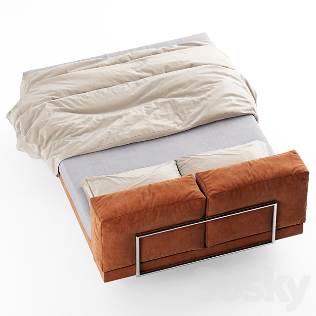 Bed Frauflex DADA 3DSMax File - thumbnail 2