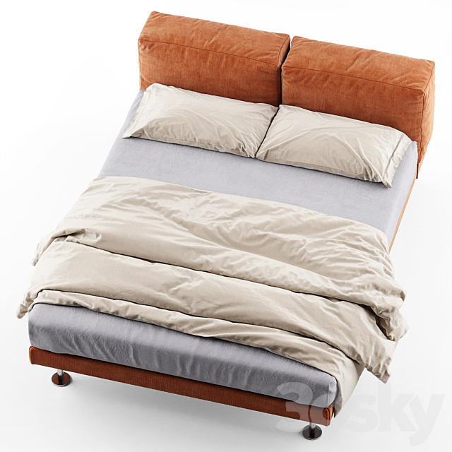 Bed Frauflex DADA 3DSMax File - thumbnail 3