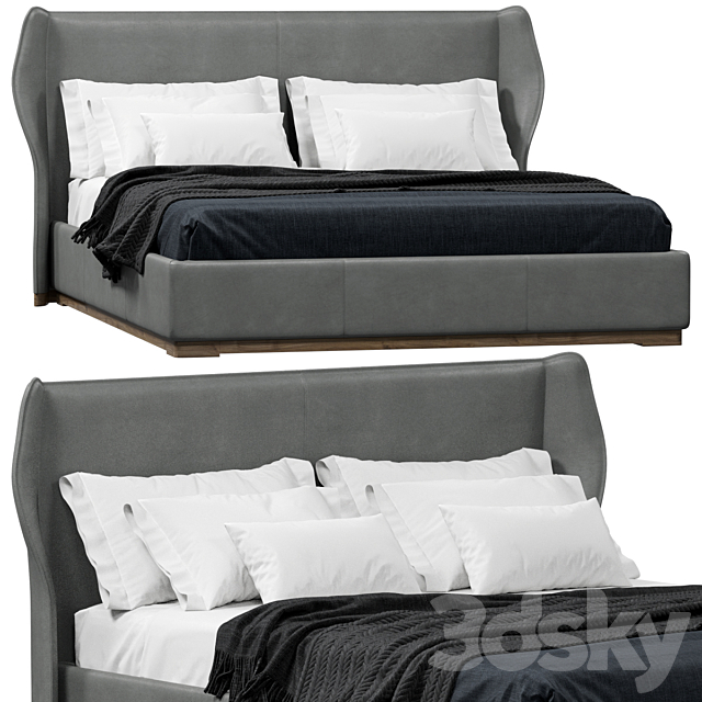 Bed Frigerio Salotti AGIO 3DSMax File - thumbnail 1