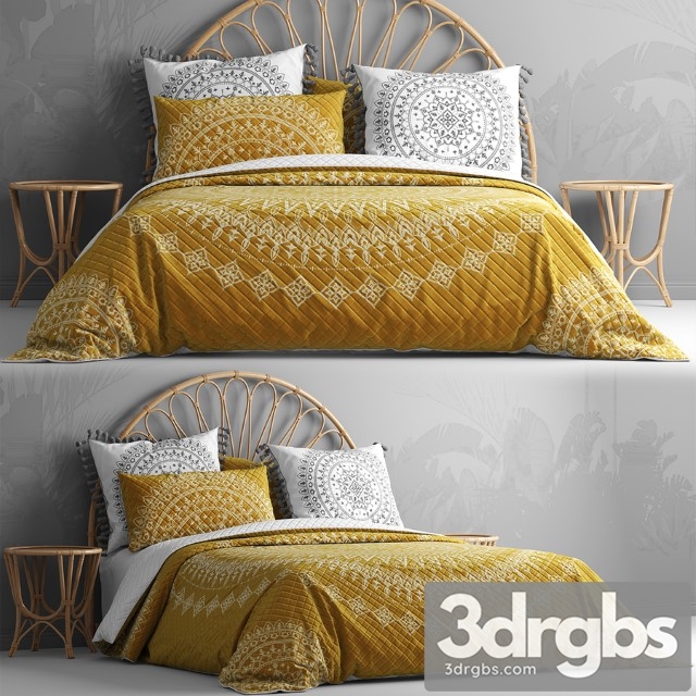 Bed From Bedding Adairs Australia 001 3dsmax Download - thumbnail 1