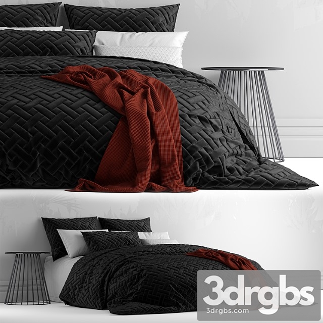 Bed from bedding adairs australia_222 2 3dsmax Download - thumbnail 1