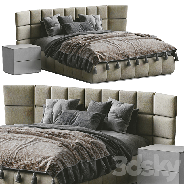 Bed GABER By Felis 3DSMax File - thumbnail 1