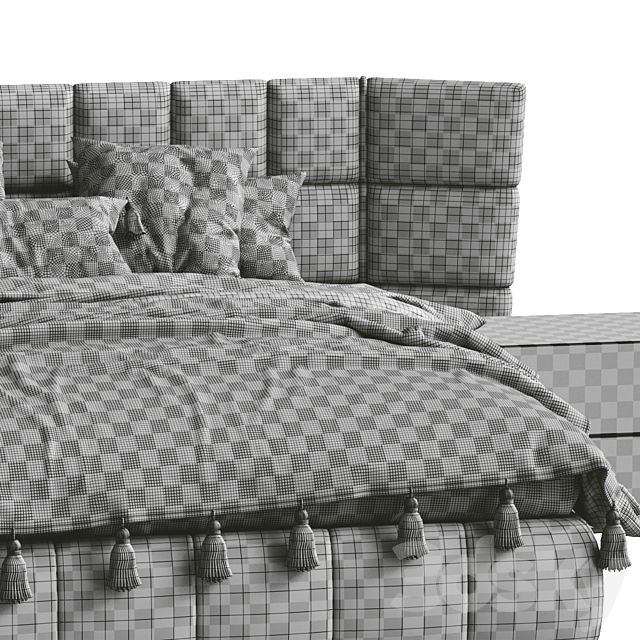 Bed GABER By Felis 3DSMax File - thumbnail 5