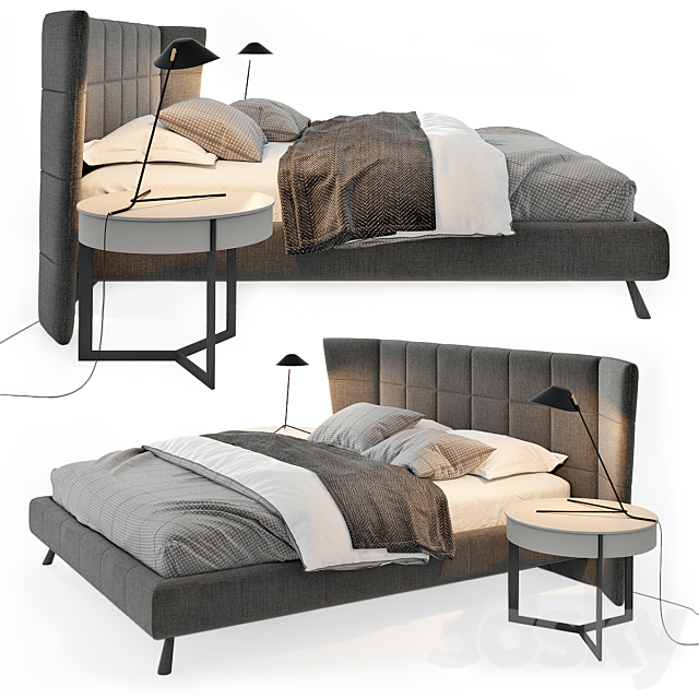 Bed GABER by Felix 3DSMax File - thumbnail 1