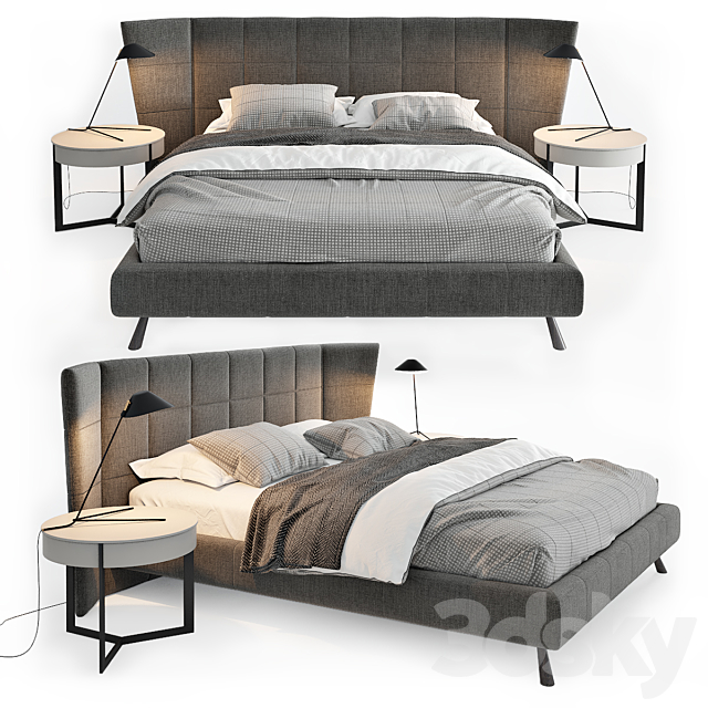 Bed GABER by Felix 3DSMax File - thumbnail 2