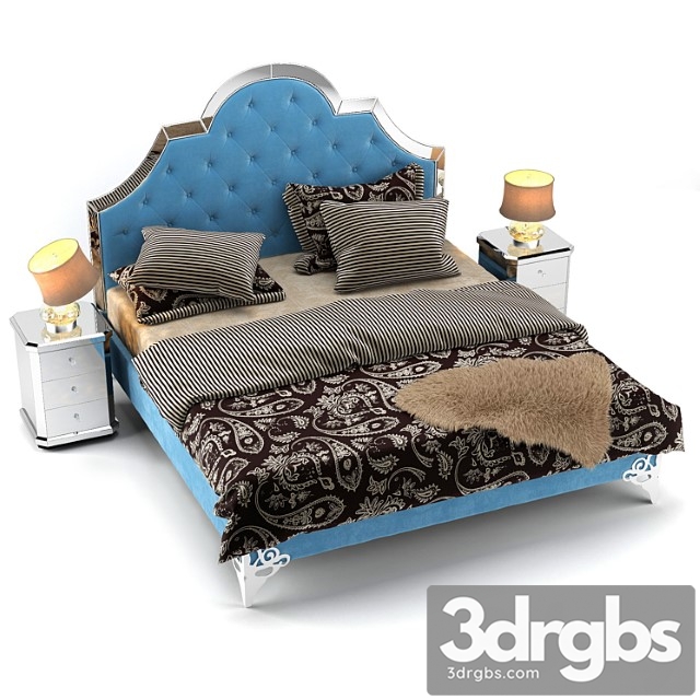 Bed Garda Decor 5 3dsmax Download - thumbnail 1