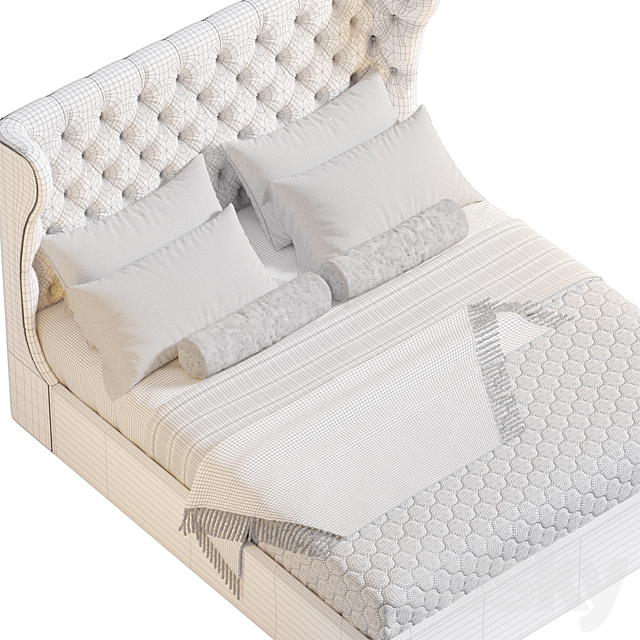 Bed Gilbert Lovsite 3DS Max Model - thumbnail 3