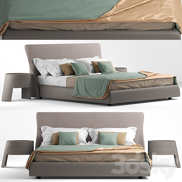 Bed giorgetti altea 3DSMax File - thumbnail 1