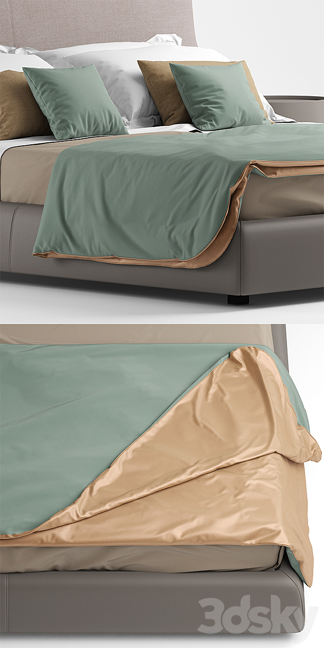 Bed giorgetti altea 3DSMax File - thumbnail 2