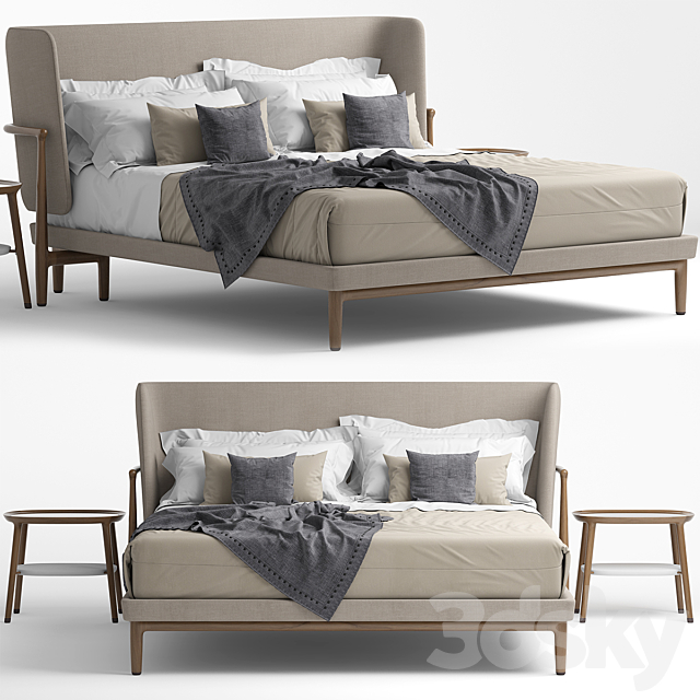 Bed giorgetti pegaso 3DSMax File - thumbnail 1