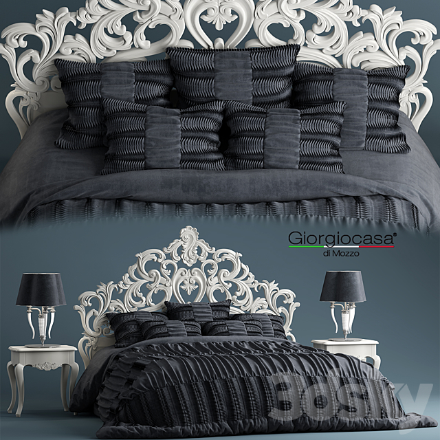 Bed giorgio casa MEMORIE VENEZIANE 3DSMax File - thumbnail 1