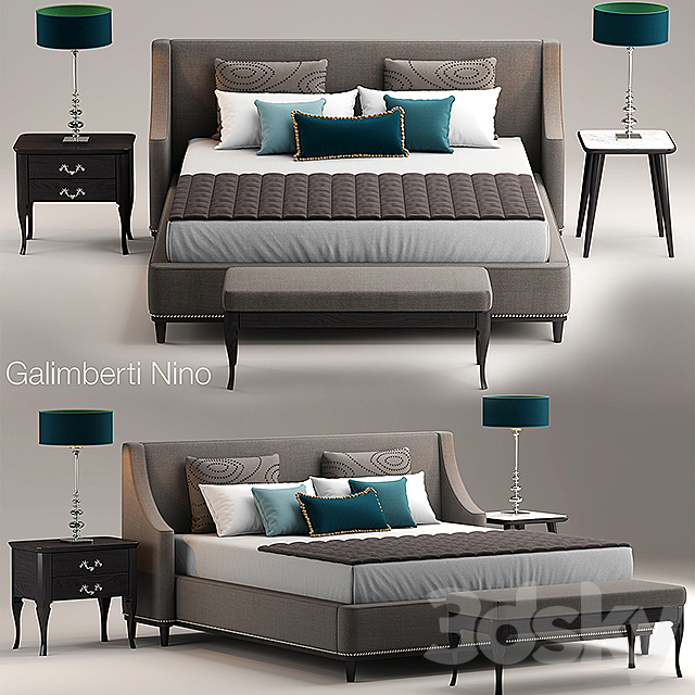 Bed GRACE galimberti 3DSMax File - thumbnail 1