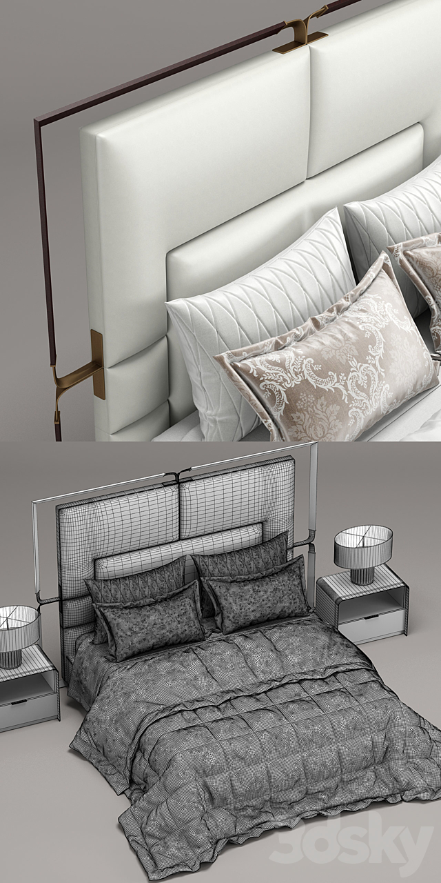 Bed Grace. Rugiano 3DSMax File - thumbnail 3