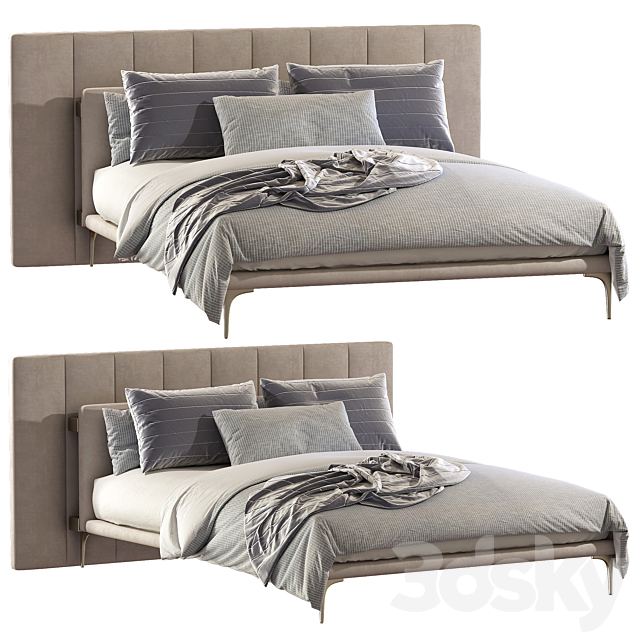 Bed GRANGALA _ Zanotta 2 3DSMax File - thumbnail 1