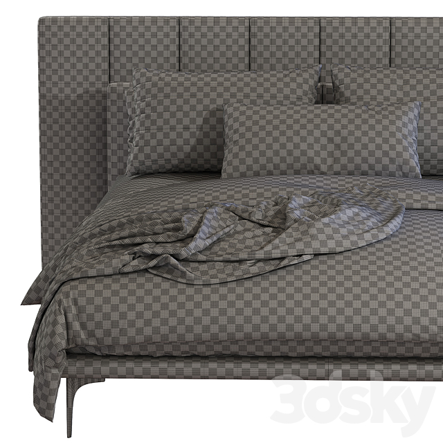 Bed GRANGALA _ Zanotta 2 3DSMax File - thumbnail 5