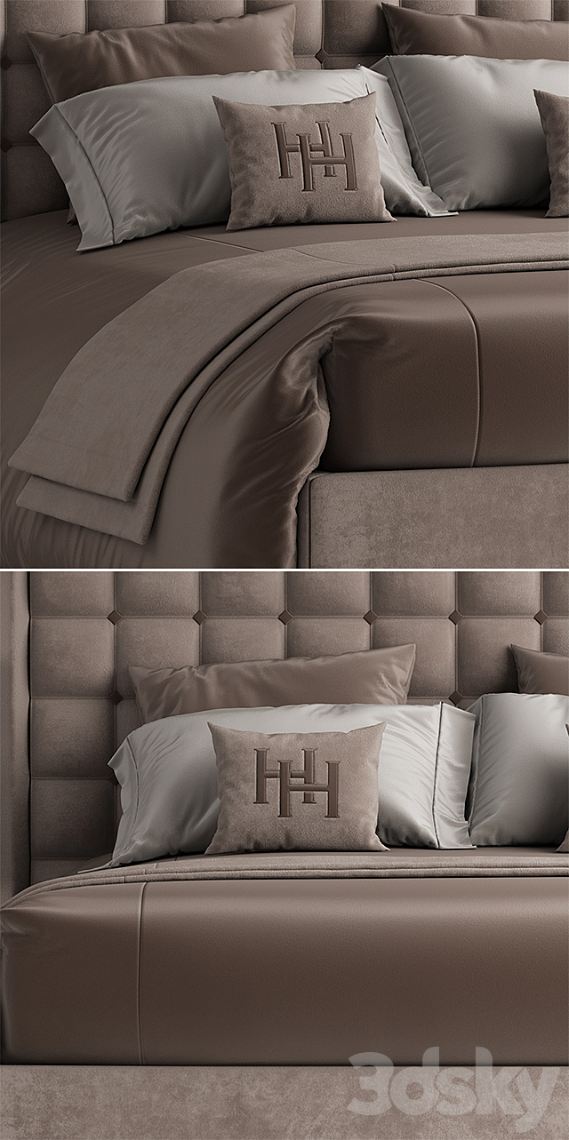 bed heritage orfeo 3DSMax File - thumbnail 2