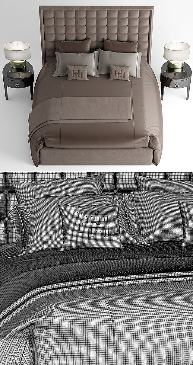 bed heritage orfeo 3DSMax File - thumbnail 3