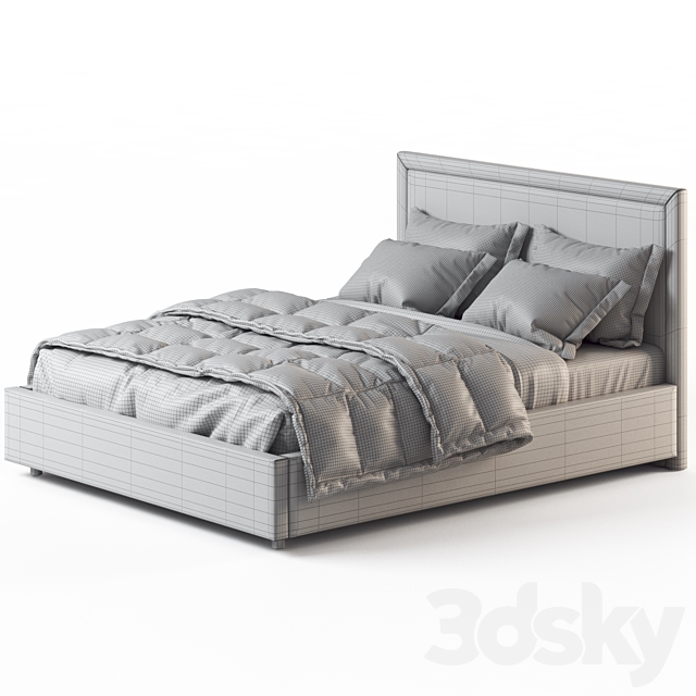 Bed Hoff Abel 3DS Max Model - thumbnail 2