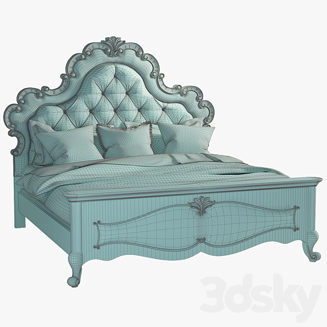 Bed Hooker Furniture 3DSMax File - thumbnail 2