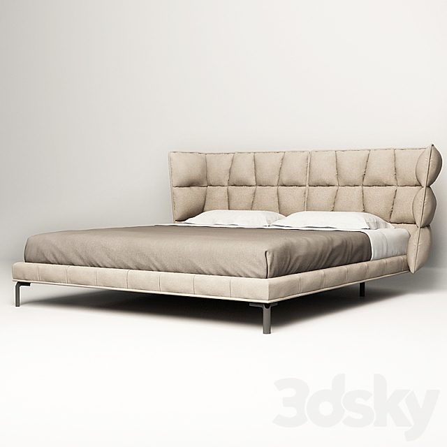 Bed HUSK 3DSMax File - thumbnail 2