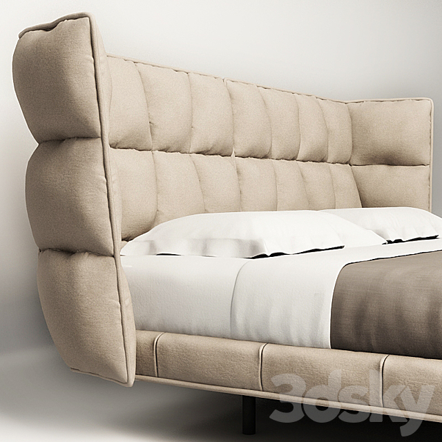 Bed HUSK 3DSMax File - thumbnail 3