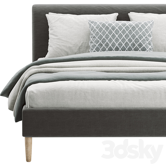 Bed Idanãs Ikea 3DS Max Model - thumbnail 4