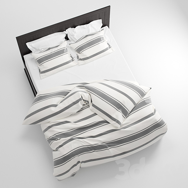 Bed IKEA FJELL 3DSMax File - thumbnail 3