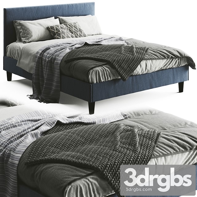 Bed ikea saeboevik 2 3dsmax Download - thumbnail 1