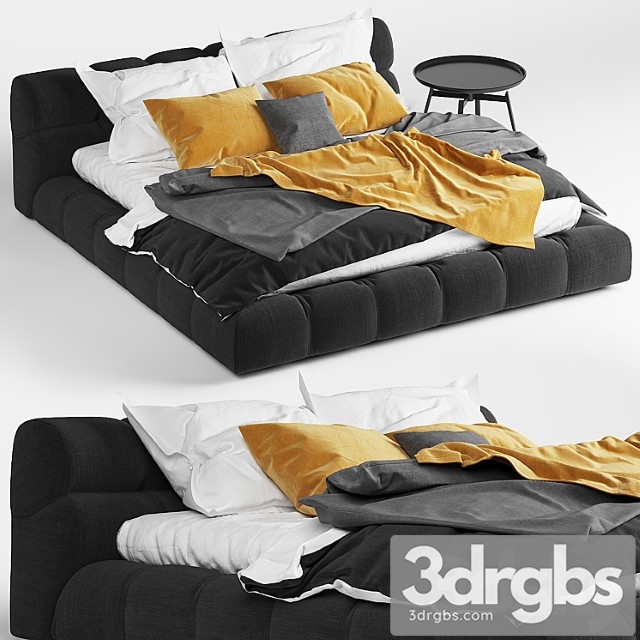 Bed italia tufty bed 2 3dsmax Download - thumbnail 1